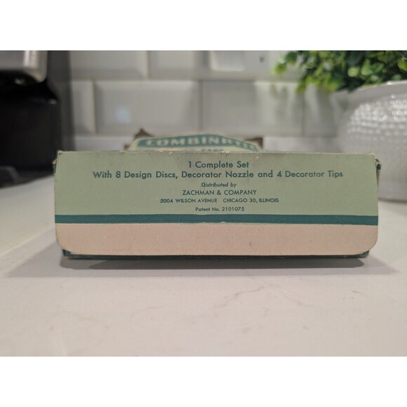 VINTAGE Jenkinson & CO COMBINATION CAKE DECORATOR & COOKIE MAKER - Picture 8 of 10